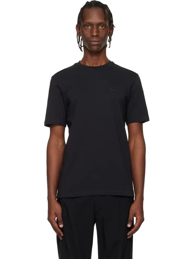 BOSS BOSS ロゴ ディテール コットンジャージ Tシャツの商品画像