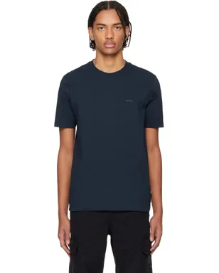 BOSS ロゴ コットンジャージ Tシャツ - サムネイル1