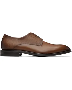 BOSS Textured & Smooth Leather ダービー - サムネイル1