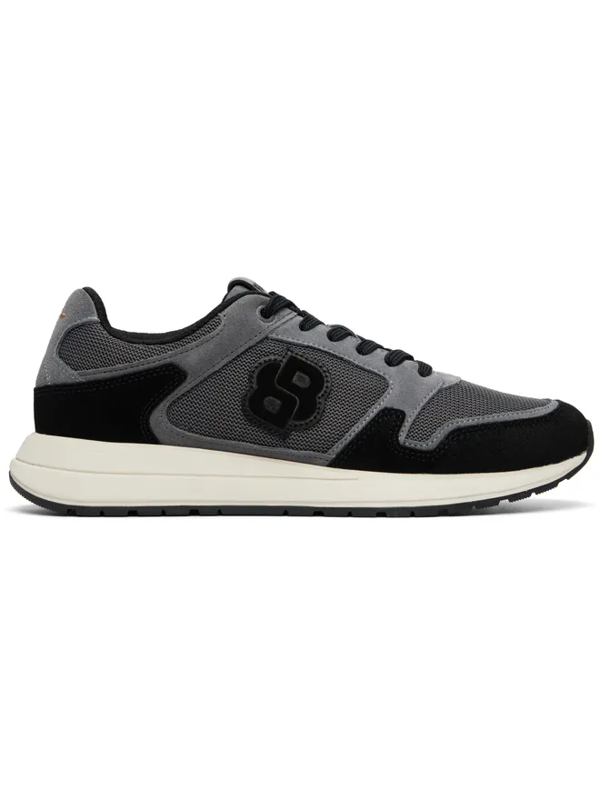 BOSS BOSS Suede-Trim Double B Monogram スニーカーの商品画像