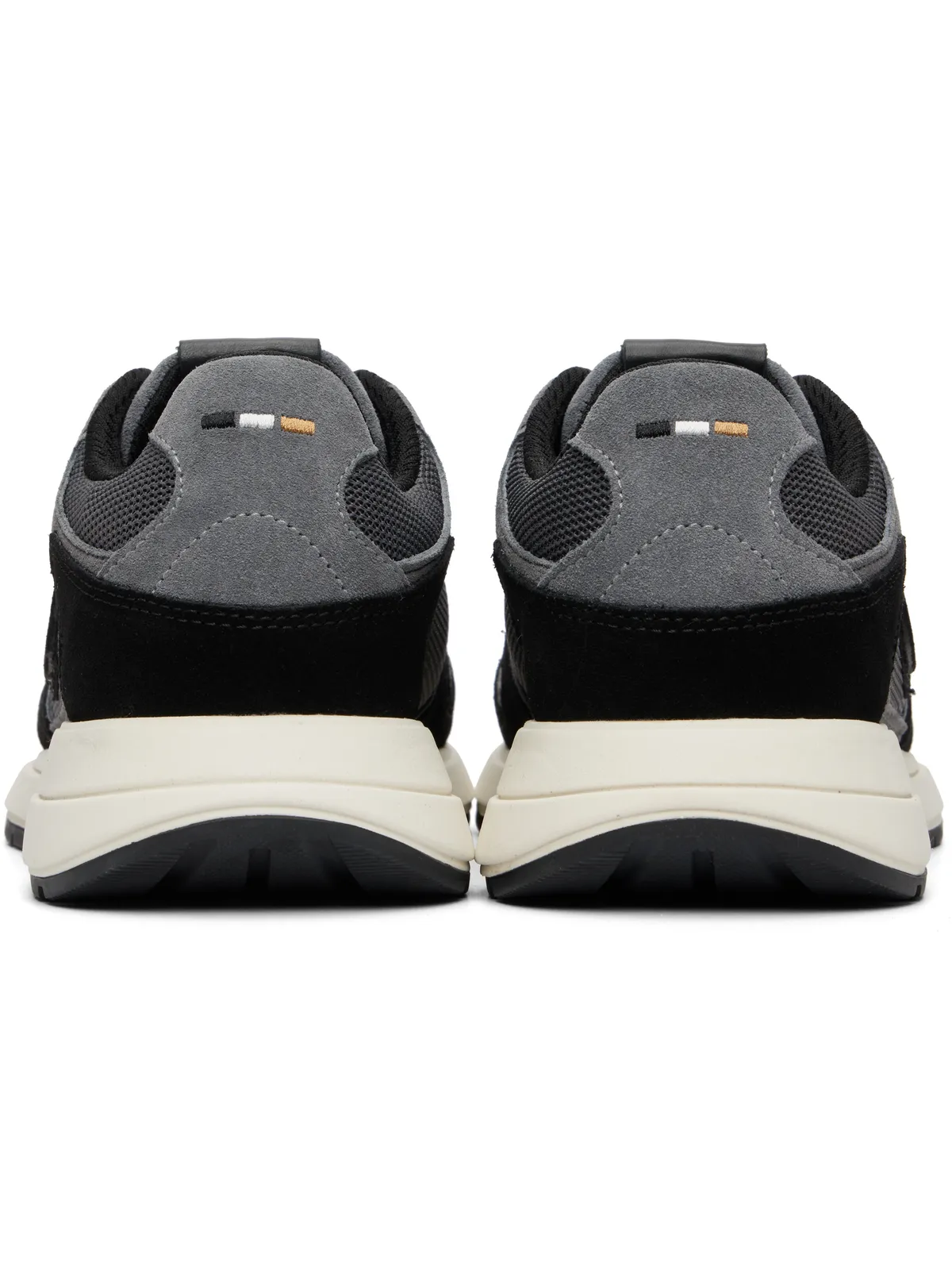 BOSS Suede-Trim Double B Monogram スニーカー - 画像2