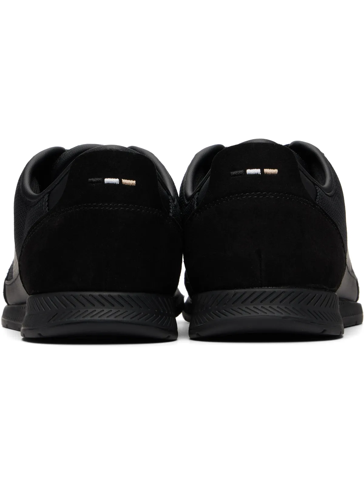 BOSS Ridged Outsole Mixed-Material スニーカー - 画像2