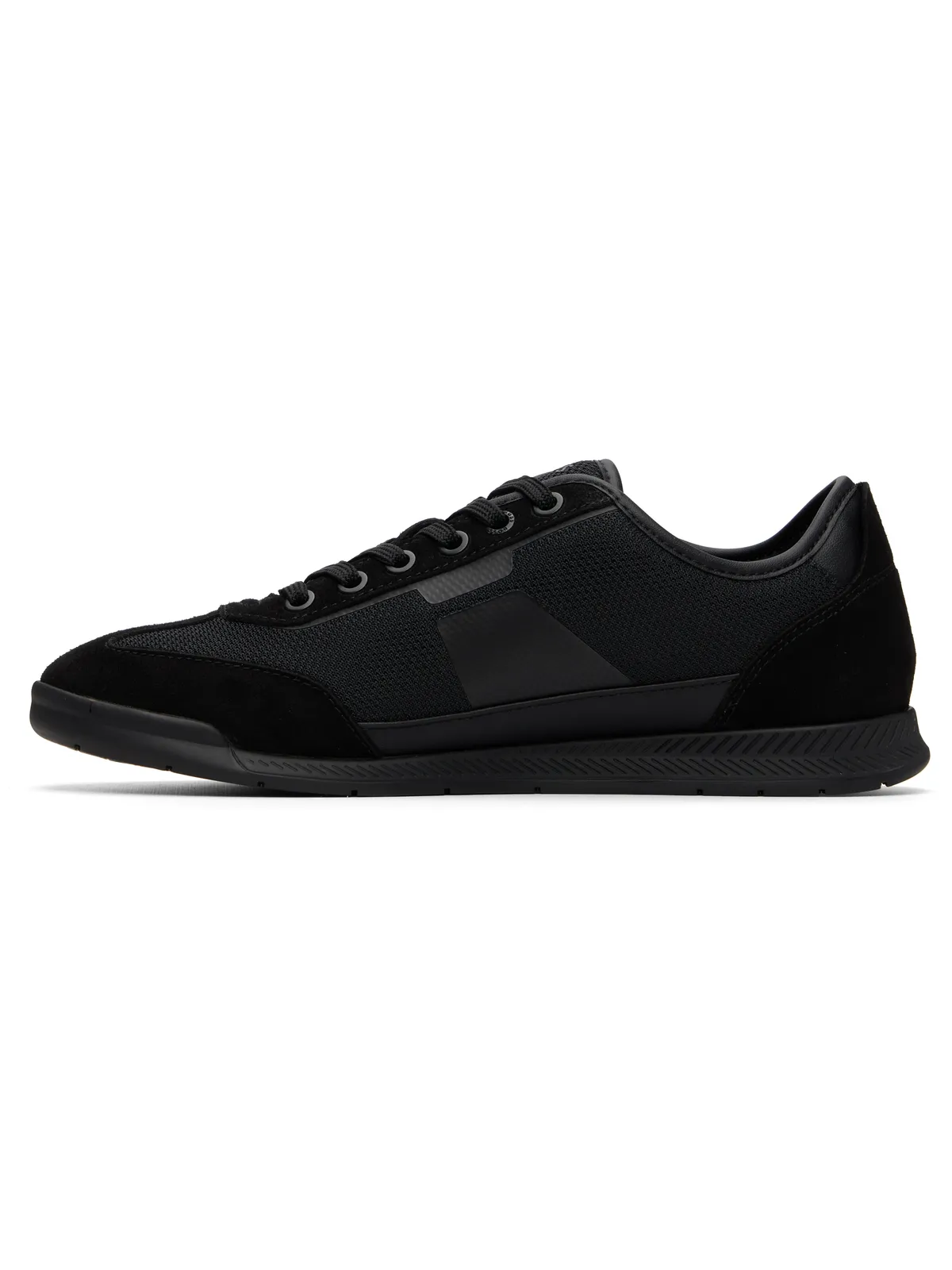 BOSS Ridged Outsole Mixed-Material スニーカー - 画像3
