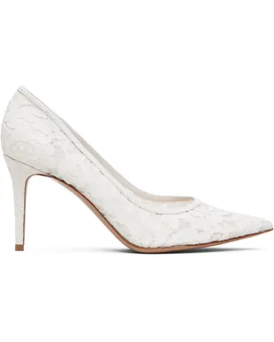Gianvito Rossi ホワイト Claudia 85 ヒール - サムネイル1