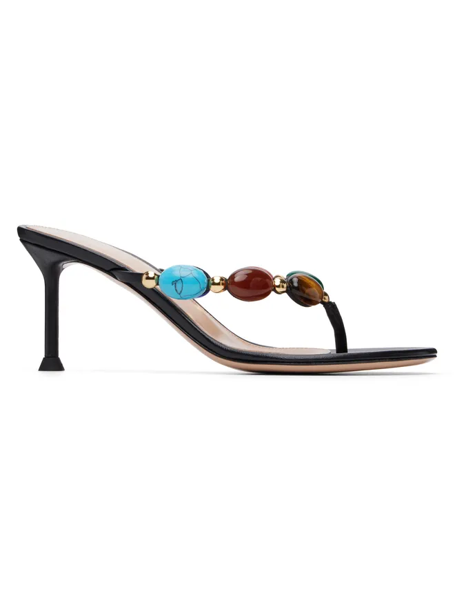 Gianvito Rossi Gianvito Rossi Shanti Thong 70 ヒールサンダルの商品画像