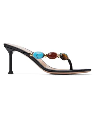 Gianvito Rossi Shanti Thong 70 ヒールサンダル - サムネイル1