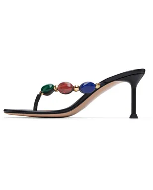 Gianvito Rossi Shanti Thong 70 ヒールサンダル - サムネイル3
