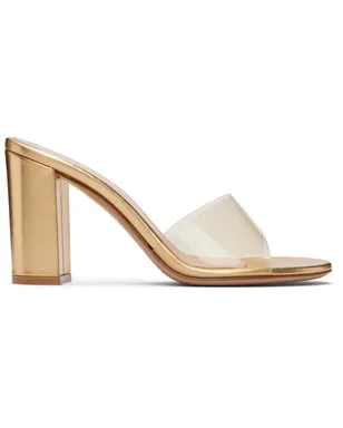 Gianvito Rossi Glass ブロックヒール ヒールサンダル - サムネイル1