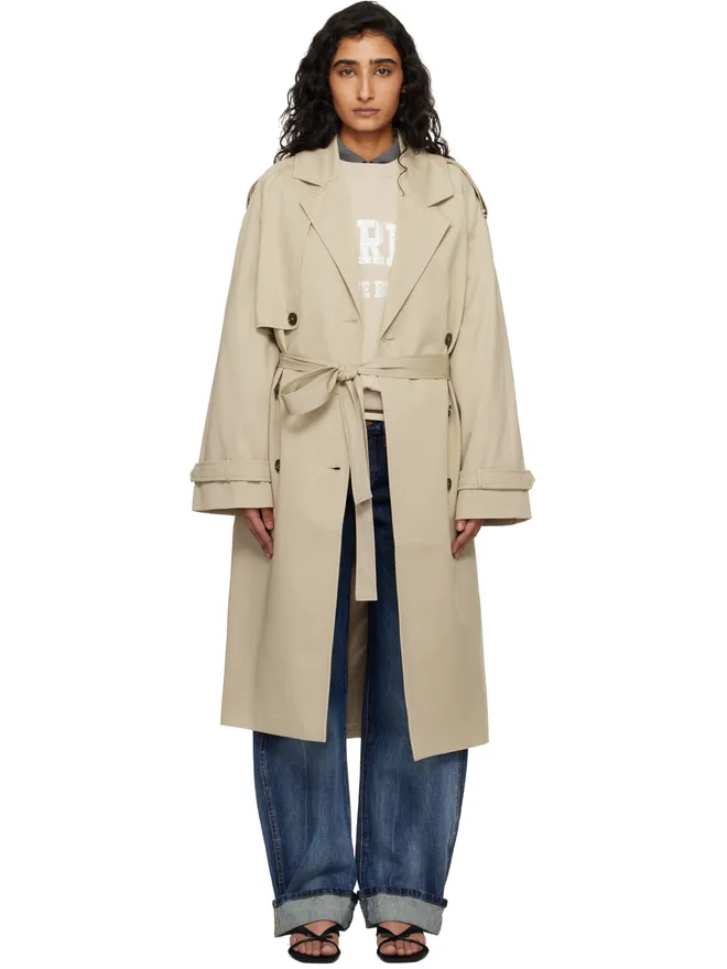 ANINE BING ANINE BING Rickie Maxi トレンチコートの商品画像