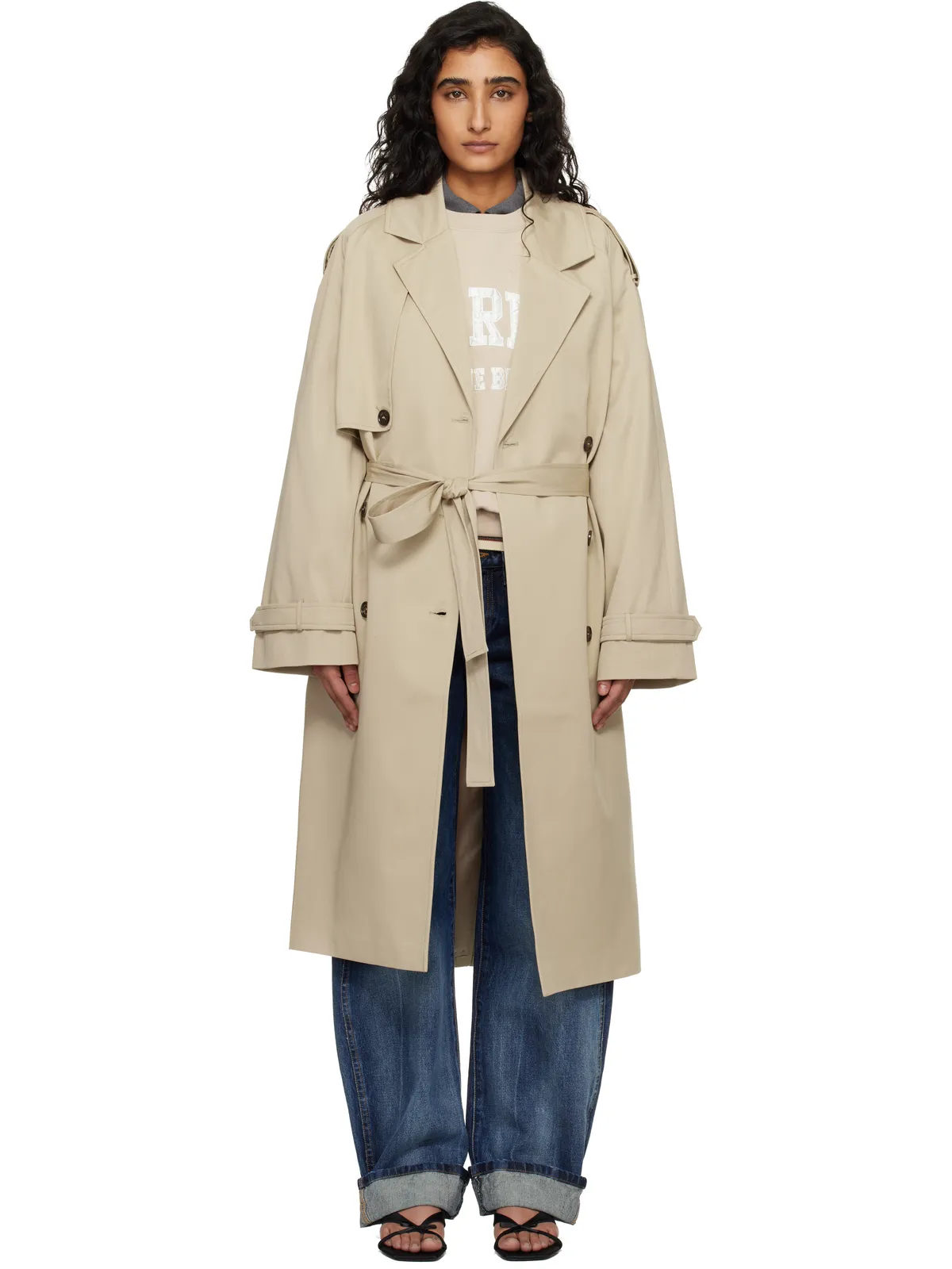 ANINE BING Rickie Maxi トレンチコート - 画像1