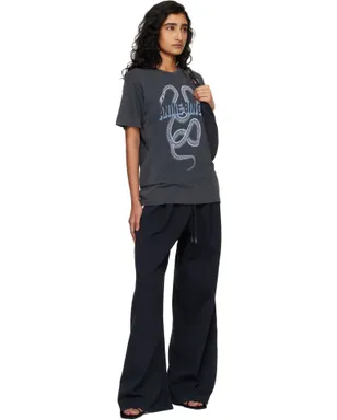ANINE BING Lili Snake Tシャツ - サムネイル4