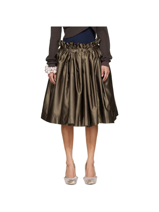 ALL-IN ALL-IN Belted Ballgown ミディアムスカートの商品画像