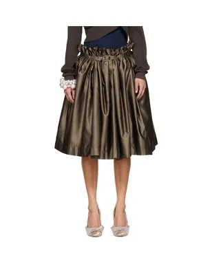 ALL-IN Belted Ballgown ミディアムスカート - サムネイル1