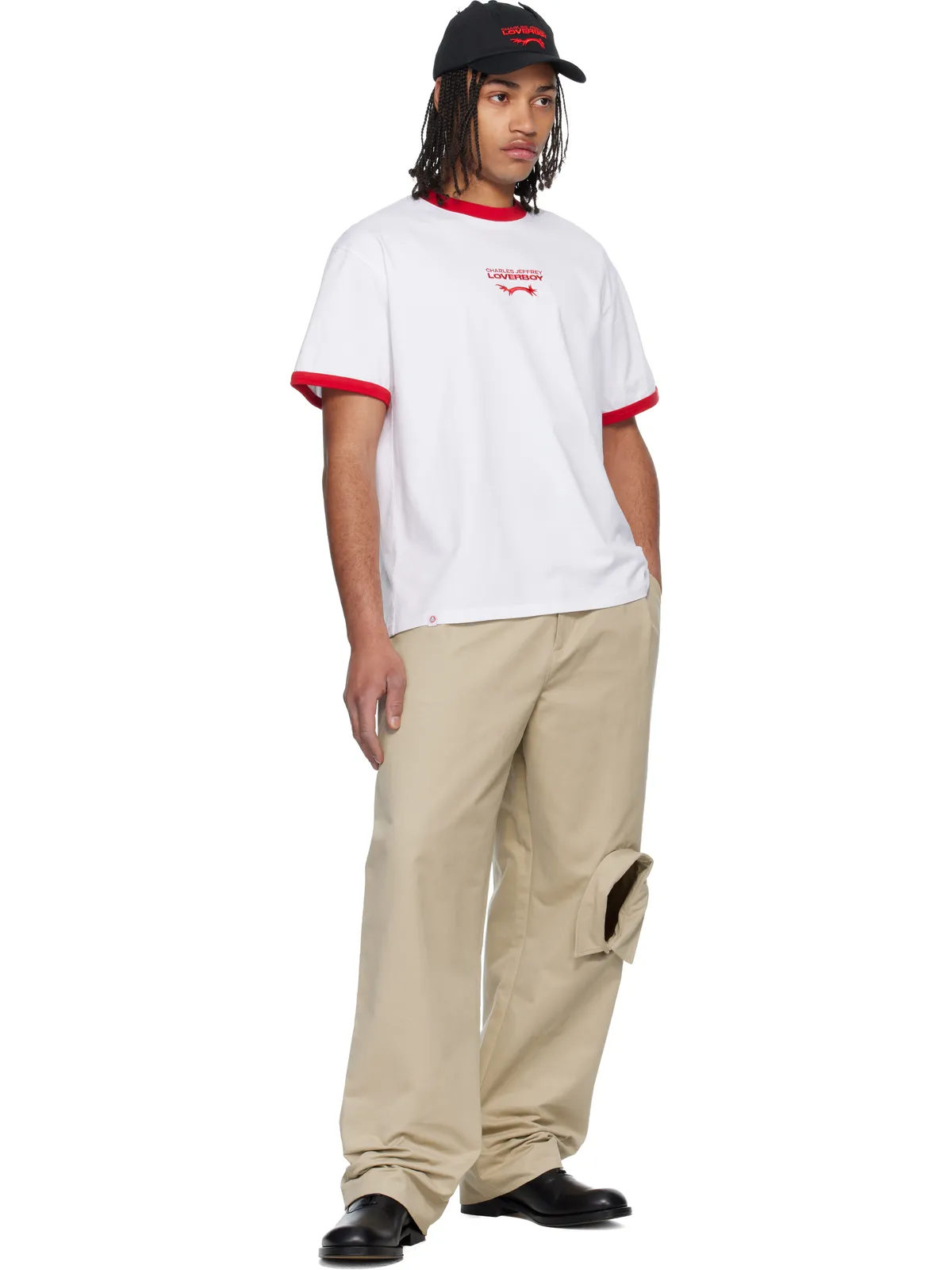 Charles Jeffrey LOVERBOY Shirt Collar チノパンツ - 画像4