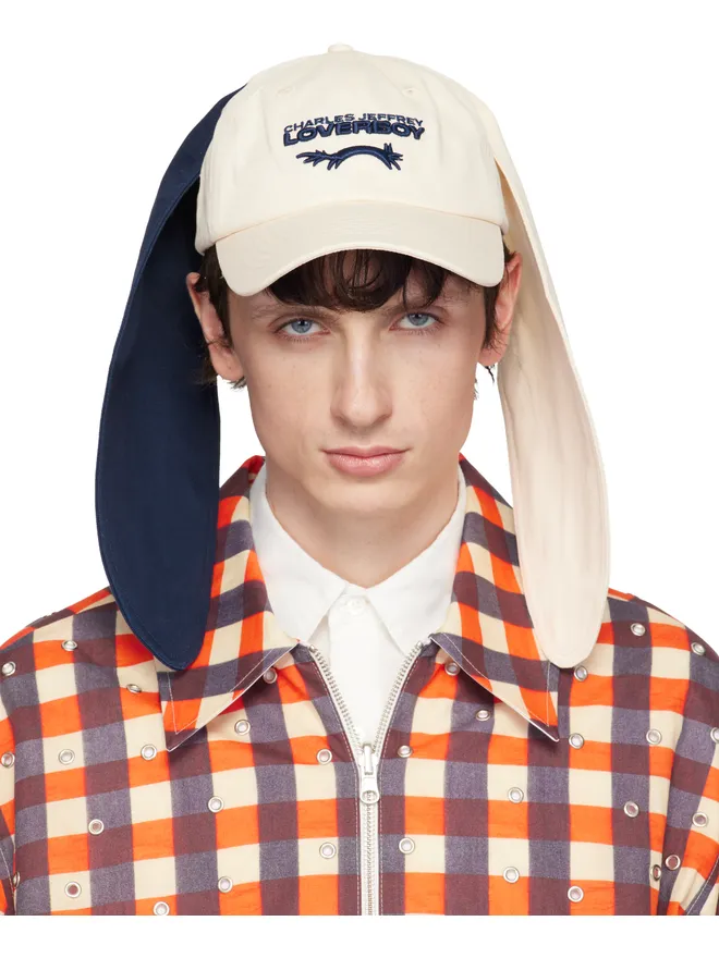 Charles Jeffrey LOVERBOY Charles Jeffrey LOVERBOY Colour Block Bunny キャップの商品画像