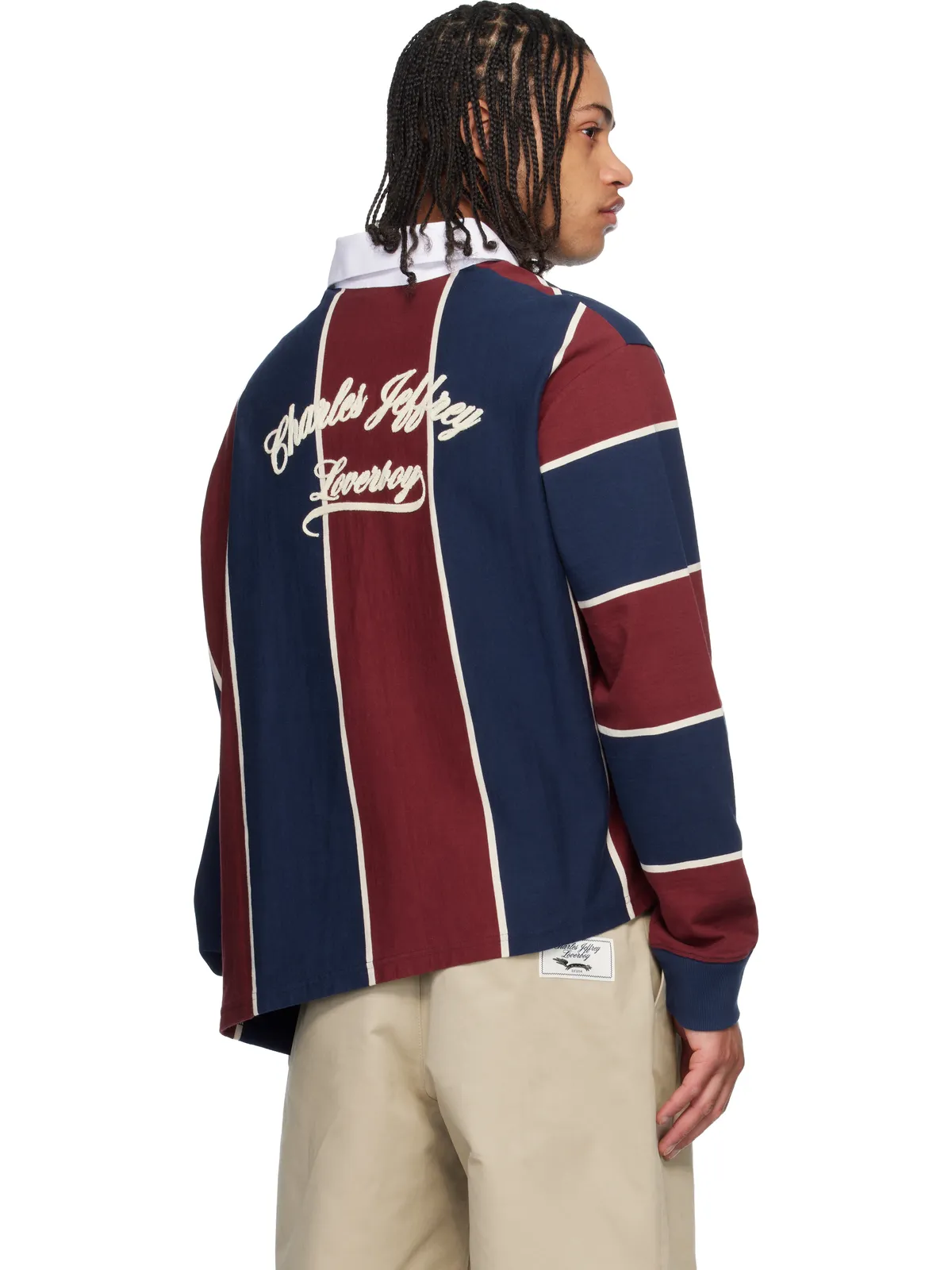 Charles Jeffrey LOVERBOY Warped ポロシャツ - 画像3