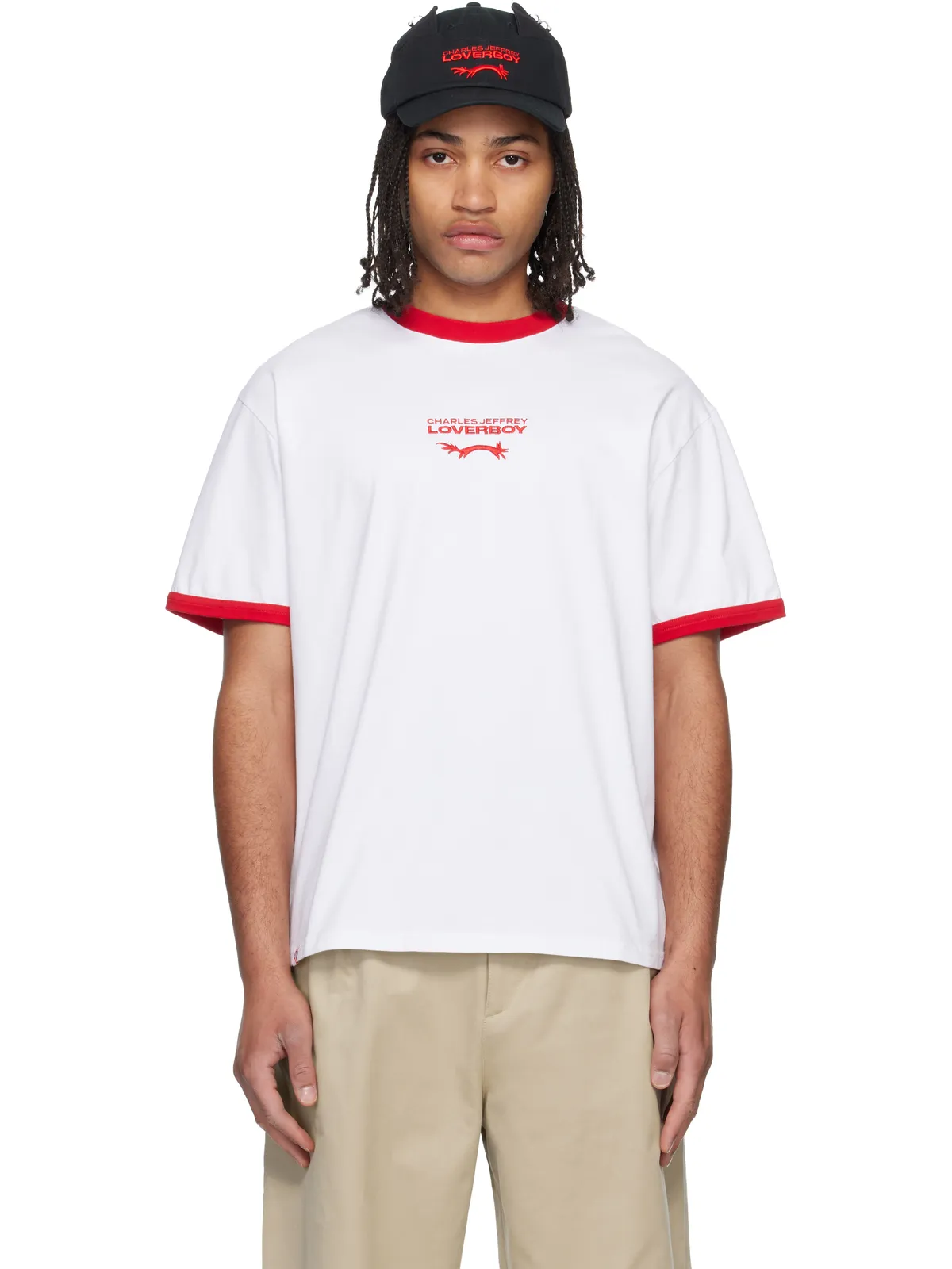 Charles Jeffrey LOVERBOY ロゴ Tシャツ - 画像1