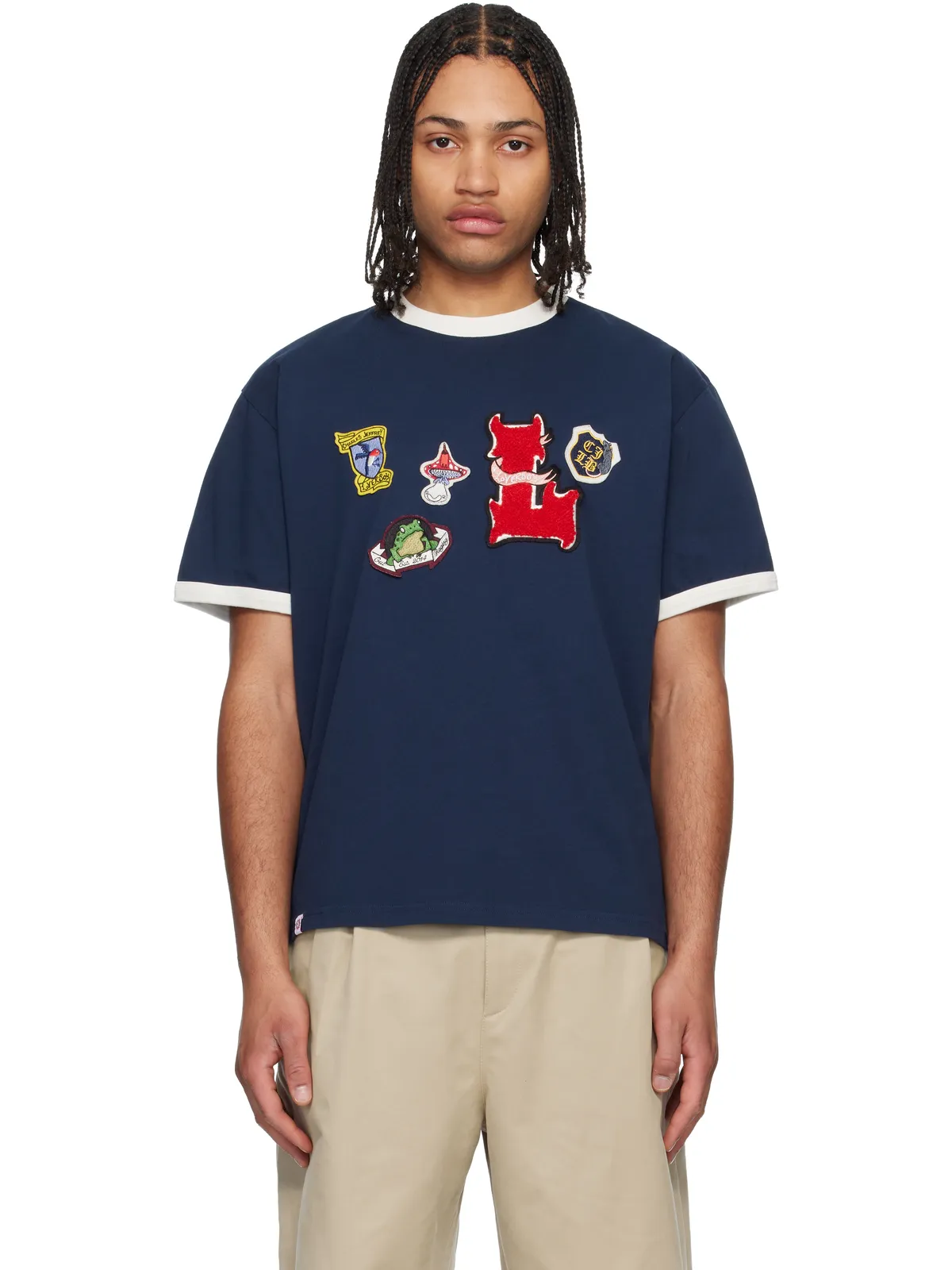 Charles Jeffrey LOVERBOY Badge Tシャツ - 画像1