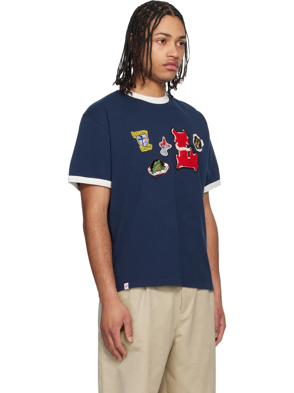 Charles Jeffrey LOVERBOY Badge Tシャツ - 画像2