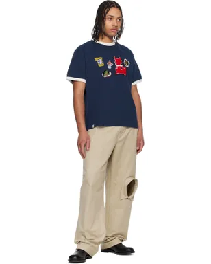 Charles Jeffrey LOVERBOY Badge Tシャツ - サムネイル4