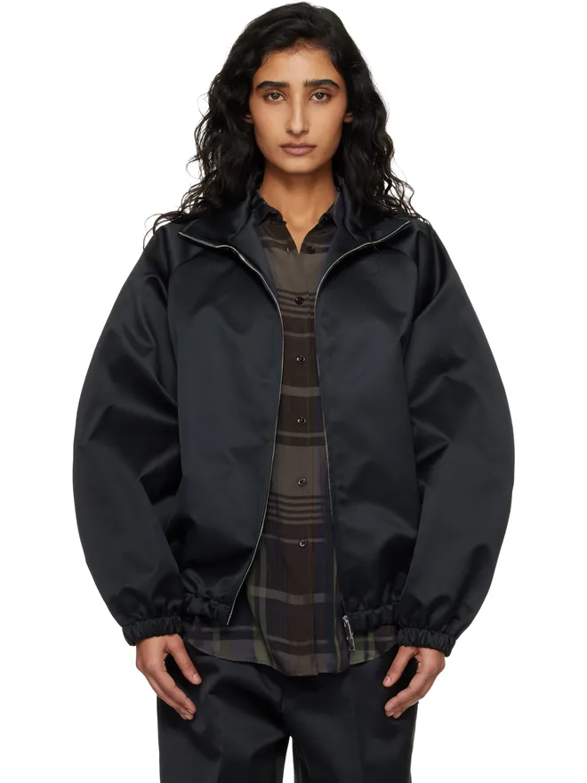 The Frankie Shop The Frankie Shop Baxter サテン トラックジャケットの商品画像