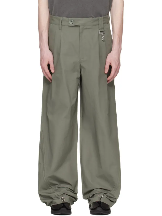 Reese Cooper Reese Cooper コットンリップストップ タックパンツの商品画像