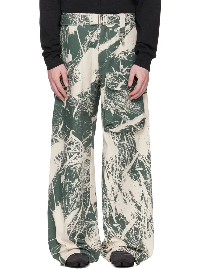 Reese Cooper Reese Cooper ダックキャンバス パッチポケット ベルト カーゴパンツの商品画像
