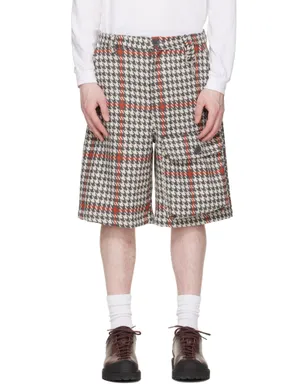 Reese Cooper Houndstooth ウール パッチポケット ショートパンツ - サムネイル1