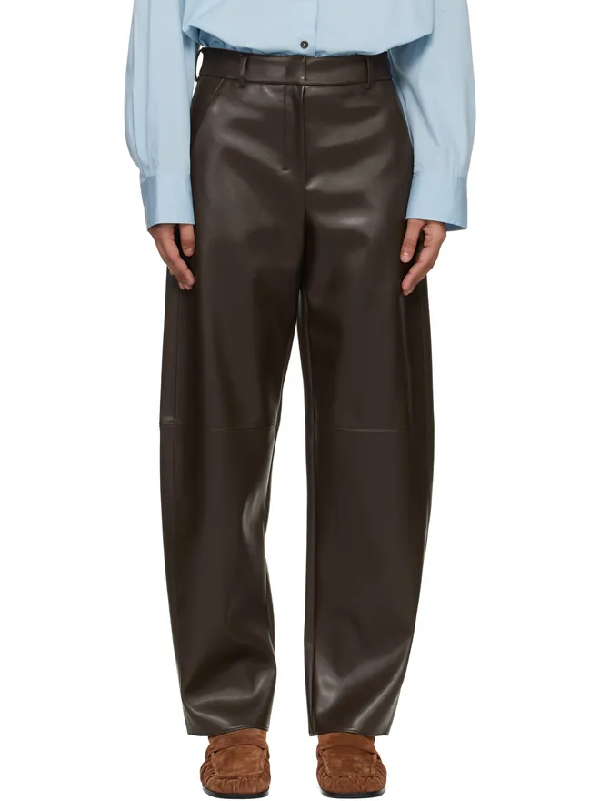 Max Mara Max Mara Sospiro フェイクレザー トラウザーズの商品画像