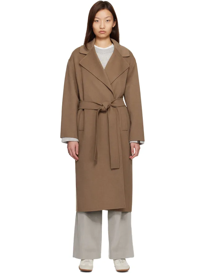 Max Mara Max Mara ロング ウール ブロードクロス コートの商品画像