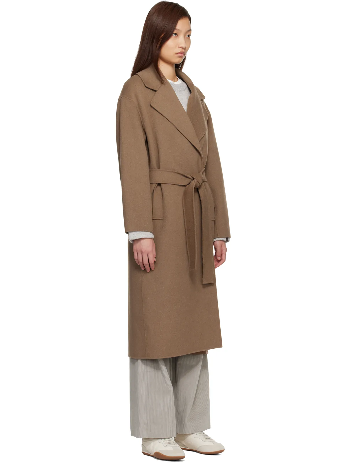 Max Mara ロング ウール ブロードクロス コート - 画像2