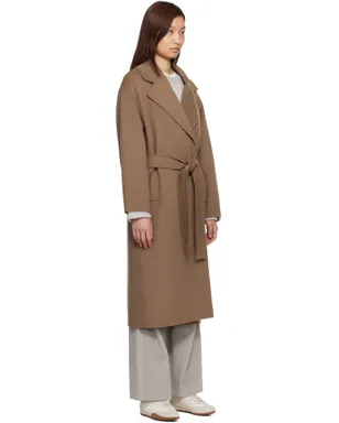 Max Mara ロング ウール ブロードクロス コート - サムネイル2
