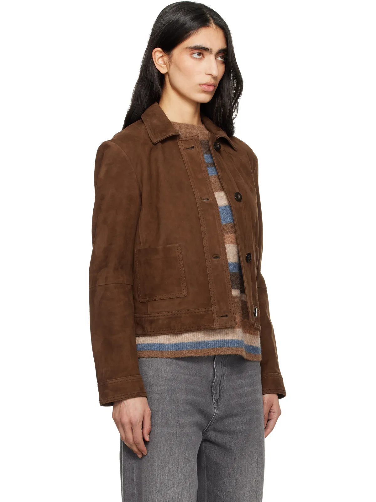 Max Mara Baia スエードジャケット - 画像2
