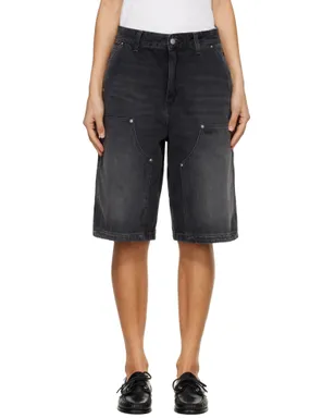 Carhartt Work In Progress Nixon Double Knee デニムショートパンツ - サムネイル1
