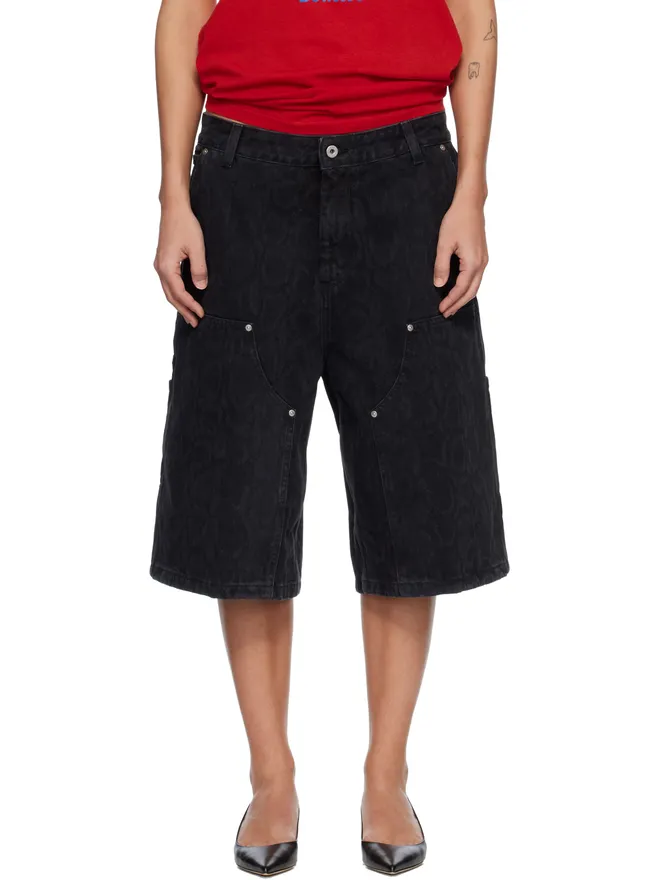 Carhartt Work In Progress Carhartt Work In Progress Snake Nixon Double Knee デニムショートパンツの商品画像
