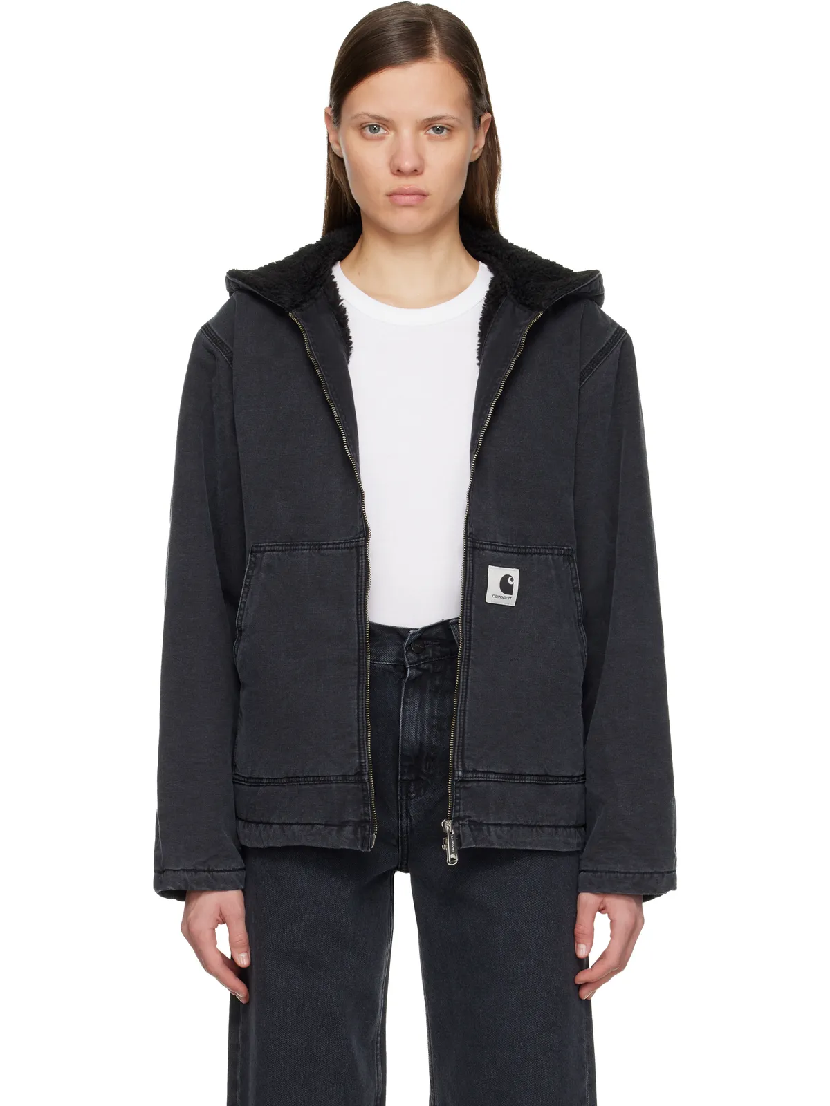 Carhartt Work In Progress Mitch フード付きボンバージャケット - 画像1