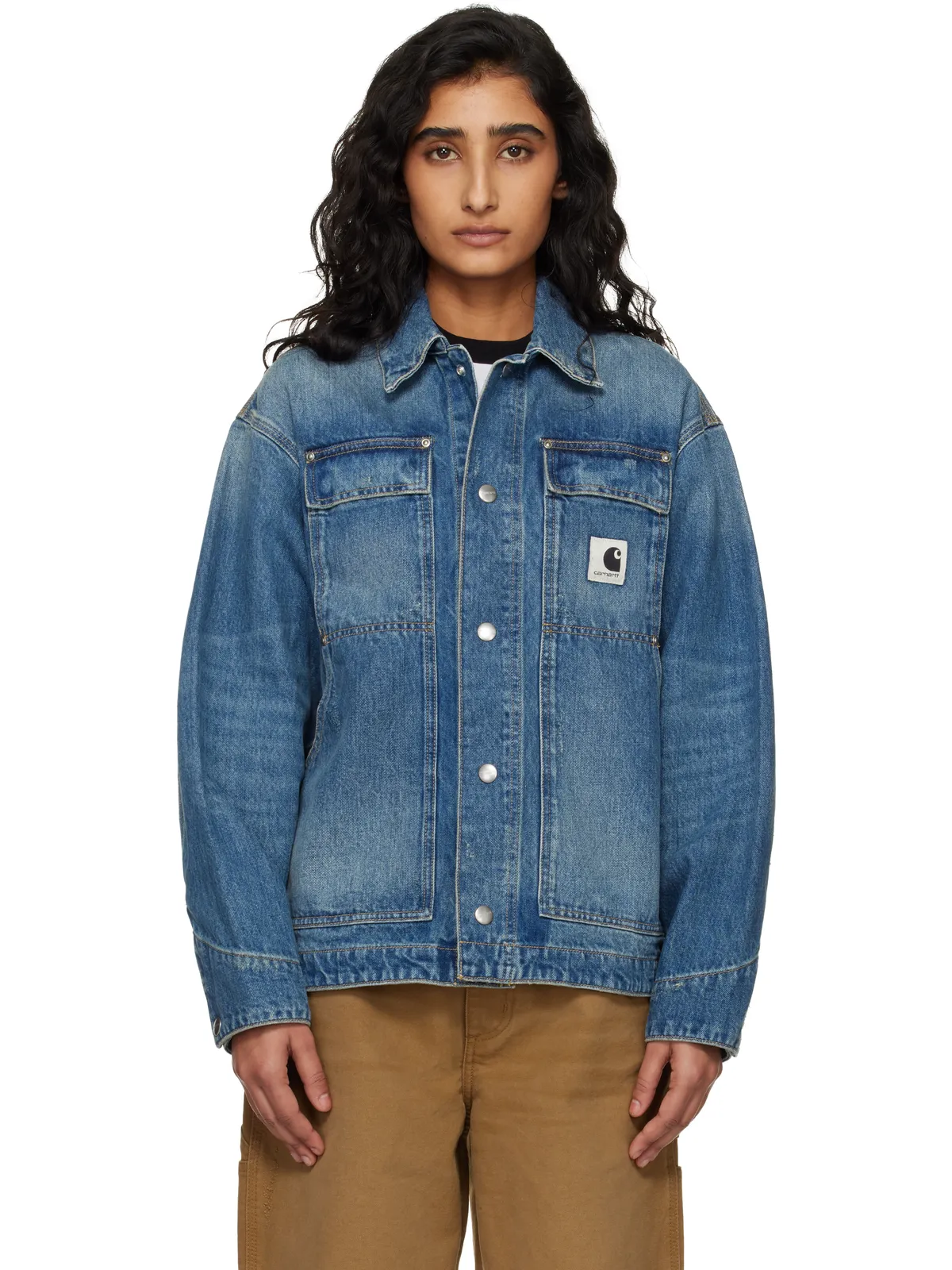 Carhartt Work In Progress OG Arctic デニムジャケット - 画像1