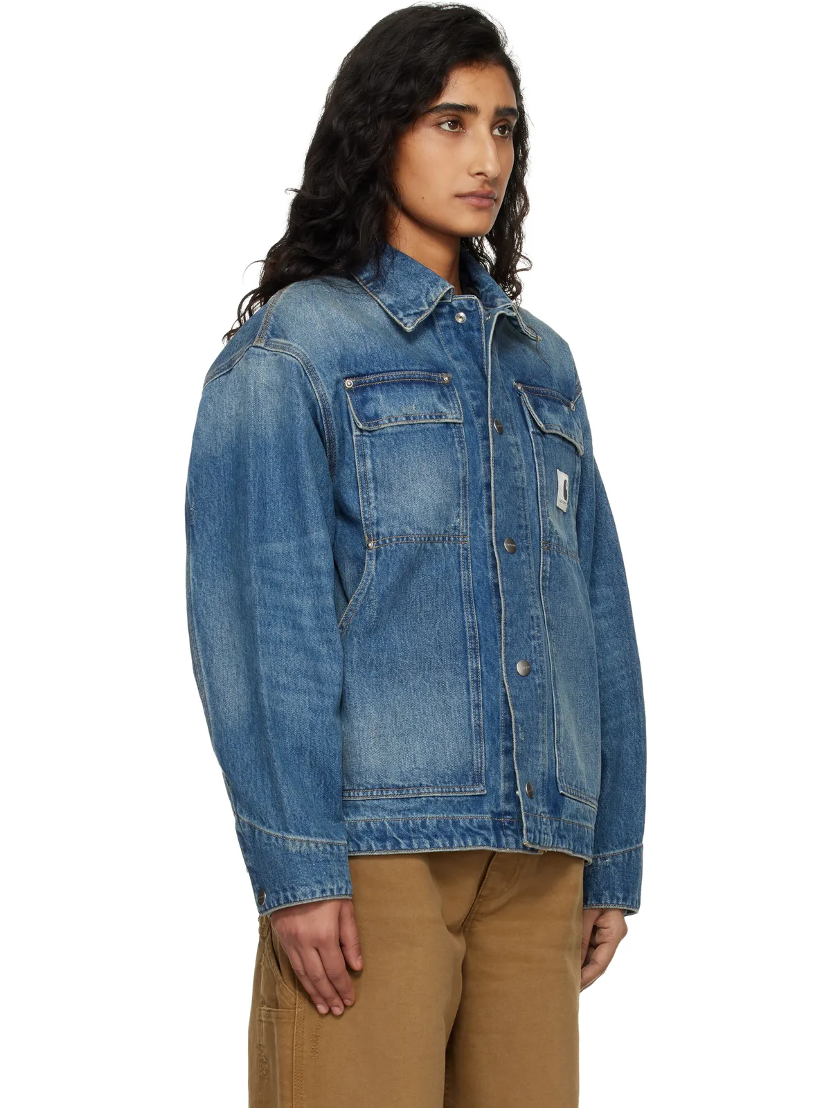 Carhartt Work In Progress OG Arctic デニムジャケット - 画像2