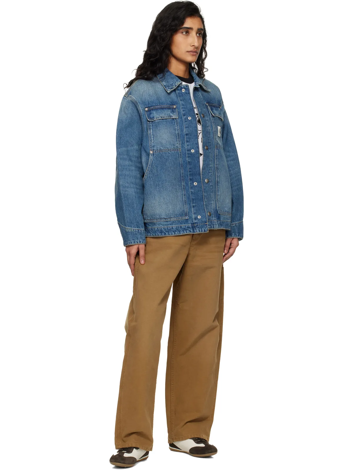Carhartt Work In Progress OG Arctic デニムジャケット - 画像4