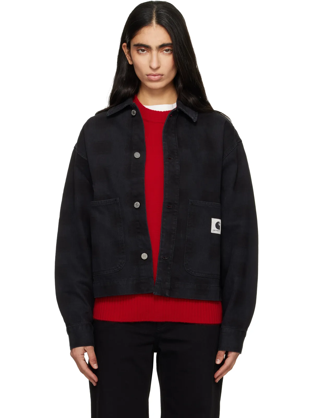 Carhartt Work In Progress Everson デニムシャツ ジャケット - 画像1