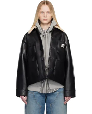 Carhartt Work In Progress Shepton OG Michigan フェイクレザー ジャケット - サムネイル1