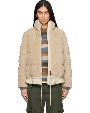 Moncler Cedre テディ ショート ダウンジャケット - サムネイル1