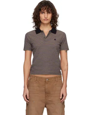 Carhartt Work In Progress Dion ボーダー 半袖 ポロシャツ - サムネイル1