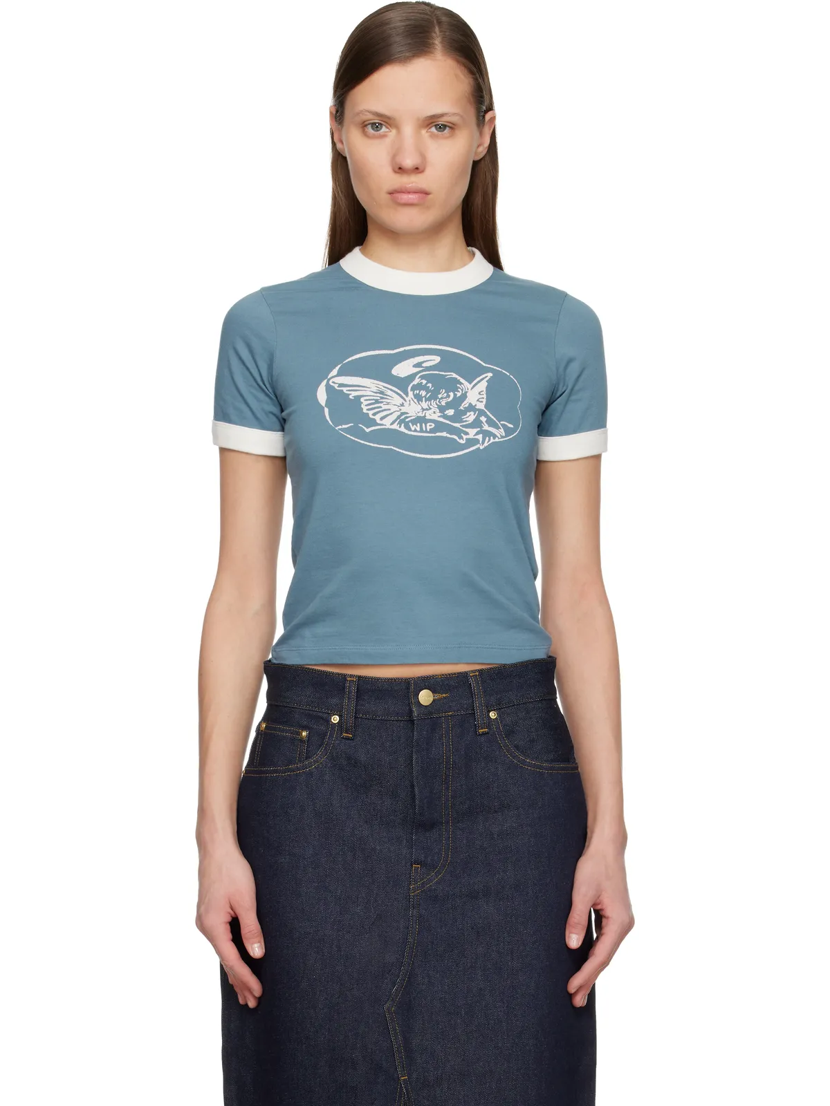 Carhartt Work In Progress Reminiscing リンガーTシャツ - 画像1