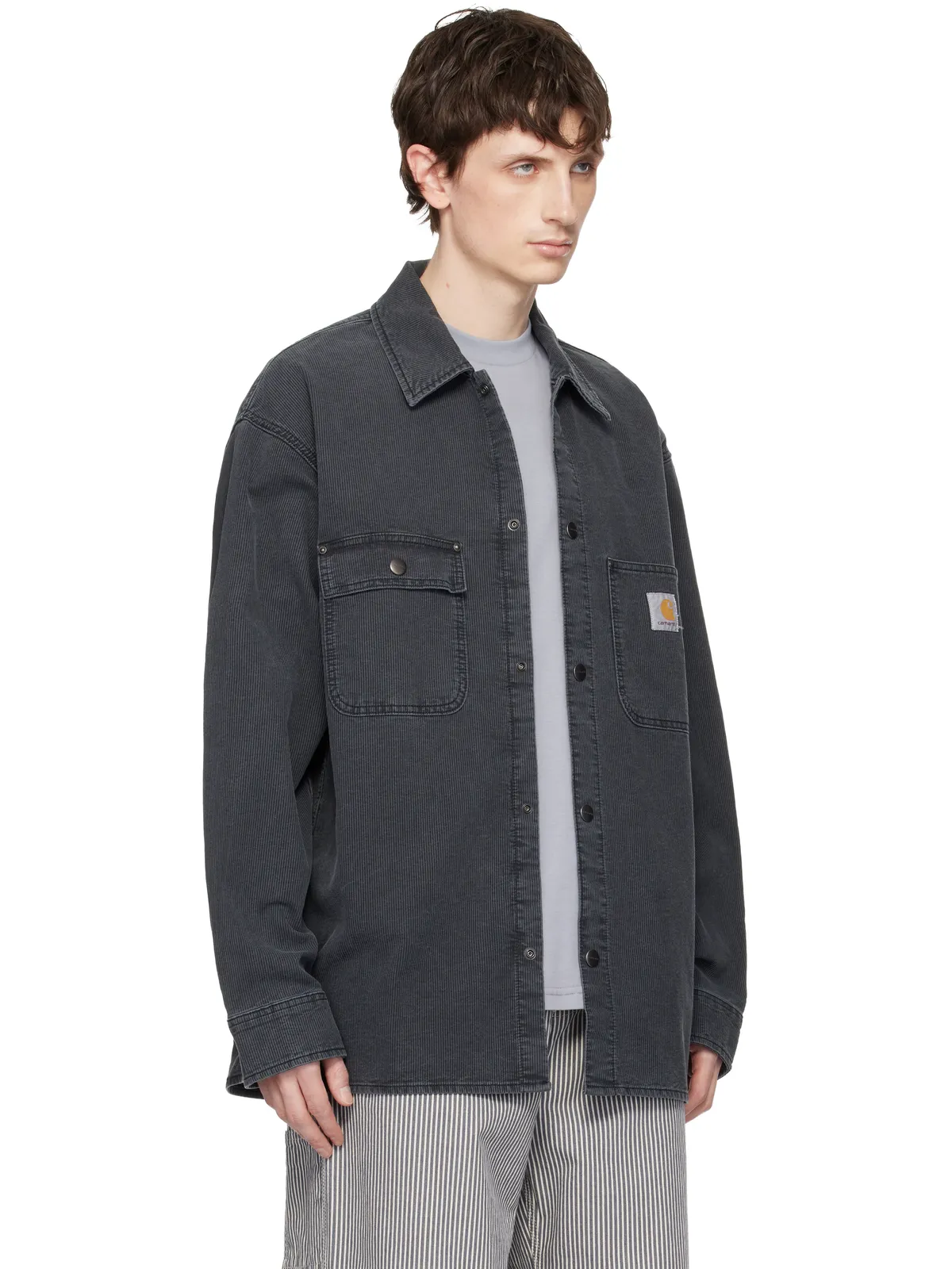 Carhartt Work In Progress Parrish コーデュロイ オーバーシャツ - 画像2