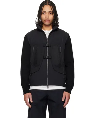 Moncler 'Matt Black' Pica 2-in-1 ベスト - サムネイル1