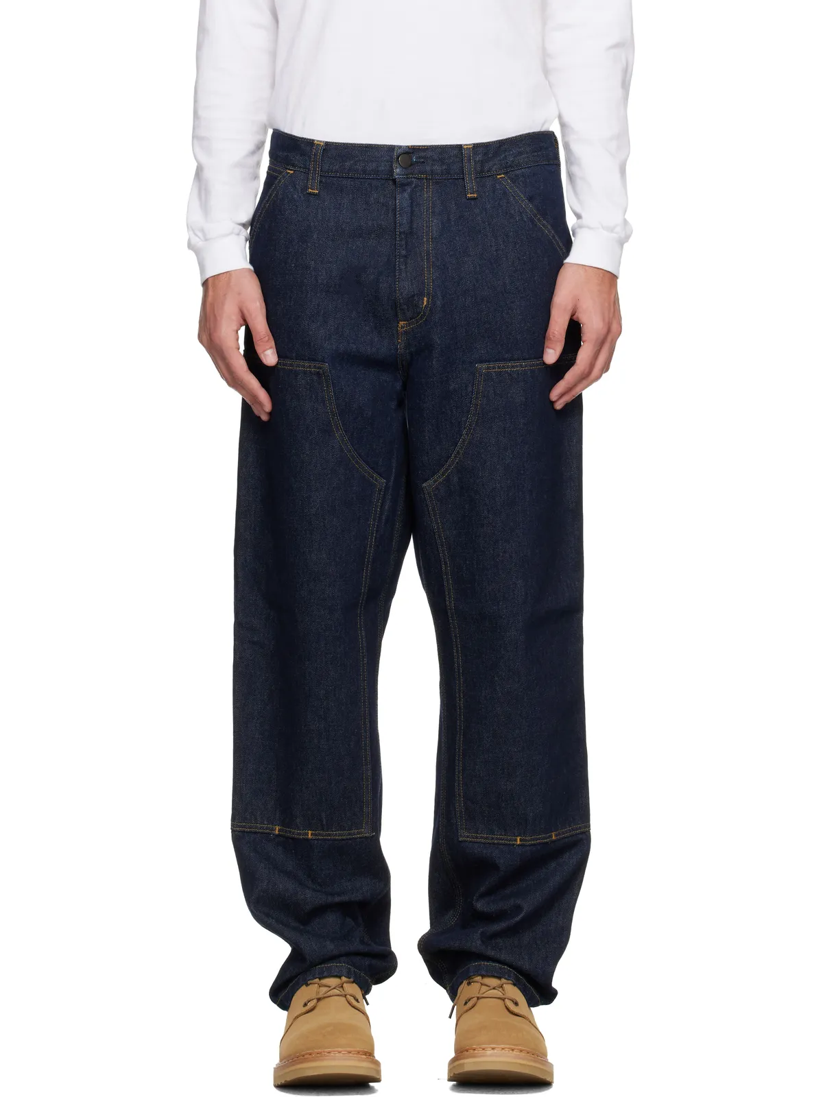 Carhartt Work In Progress Double Knee ジーンズ - 画像1