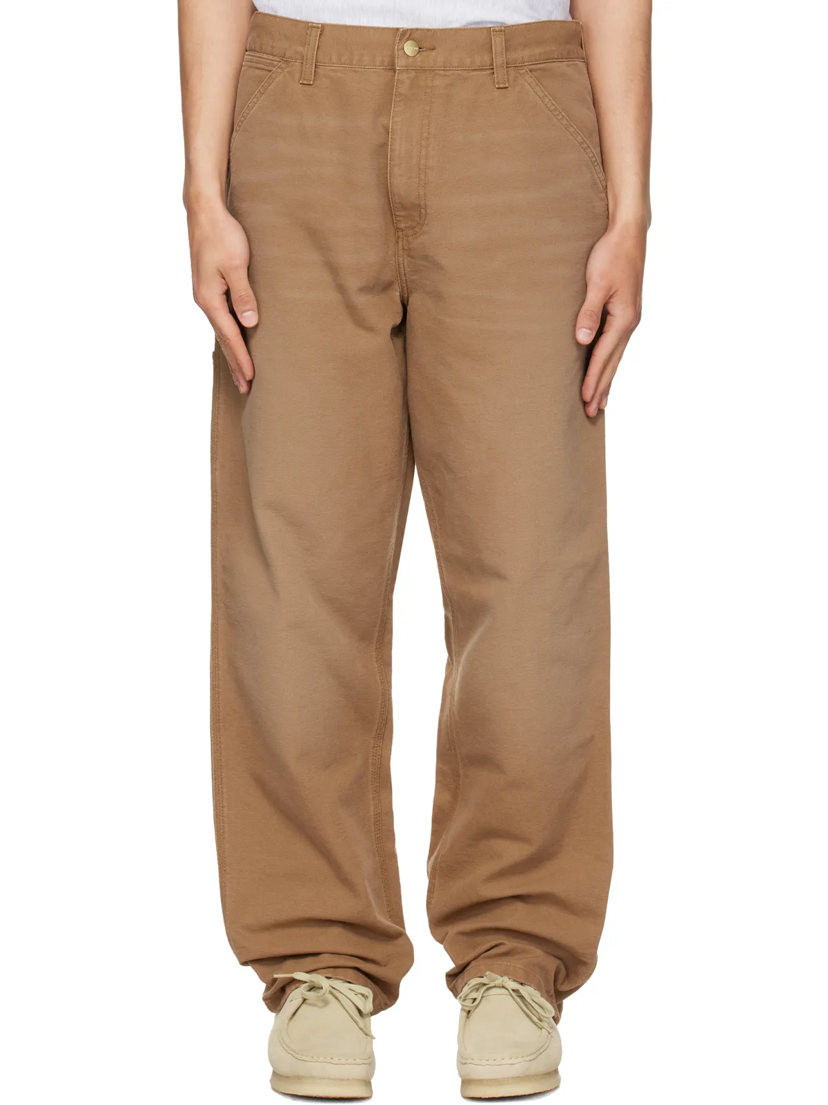 Carhartt Work In Progress Single Knee トラウザーズ - 画像1