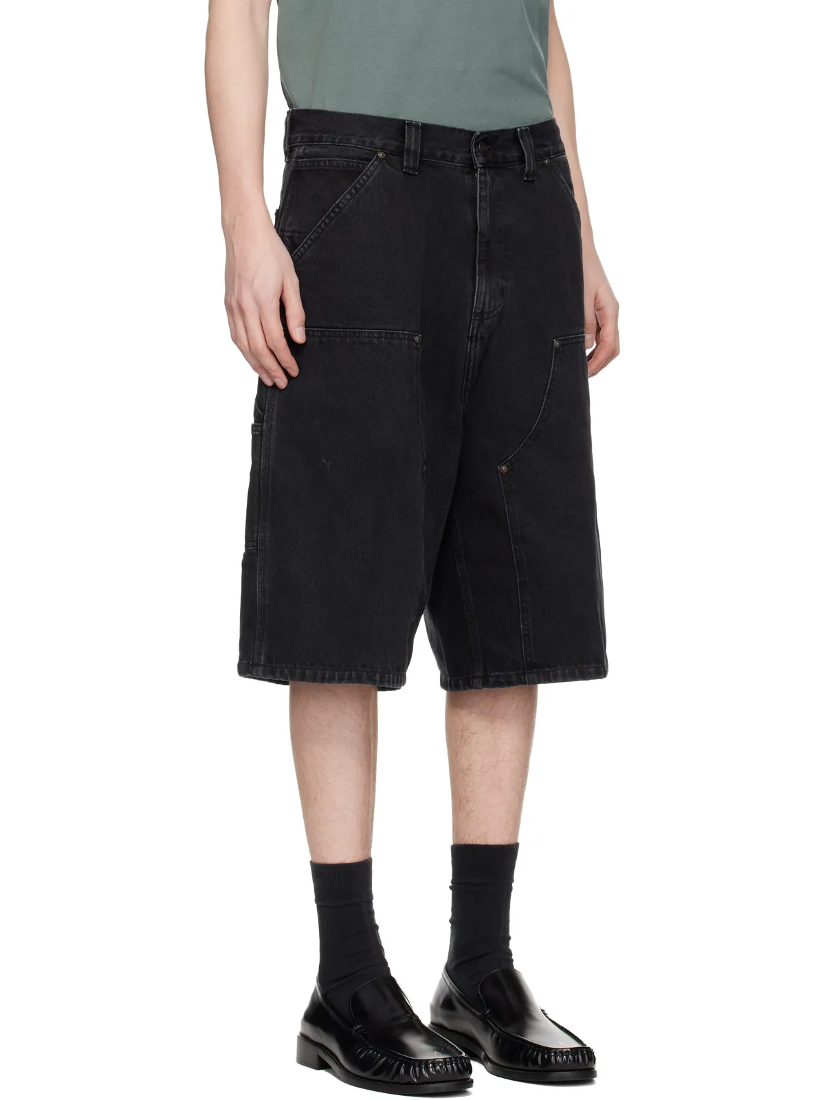 Carhartt Work In Progress OG Double Knee デニムショートパンツ - 画像2