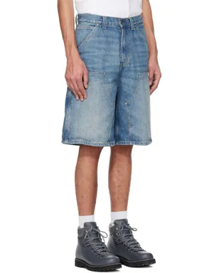 Carhartt Work In Progress OG Aden Double Knee デニムショートパンツ - サムネイル2